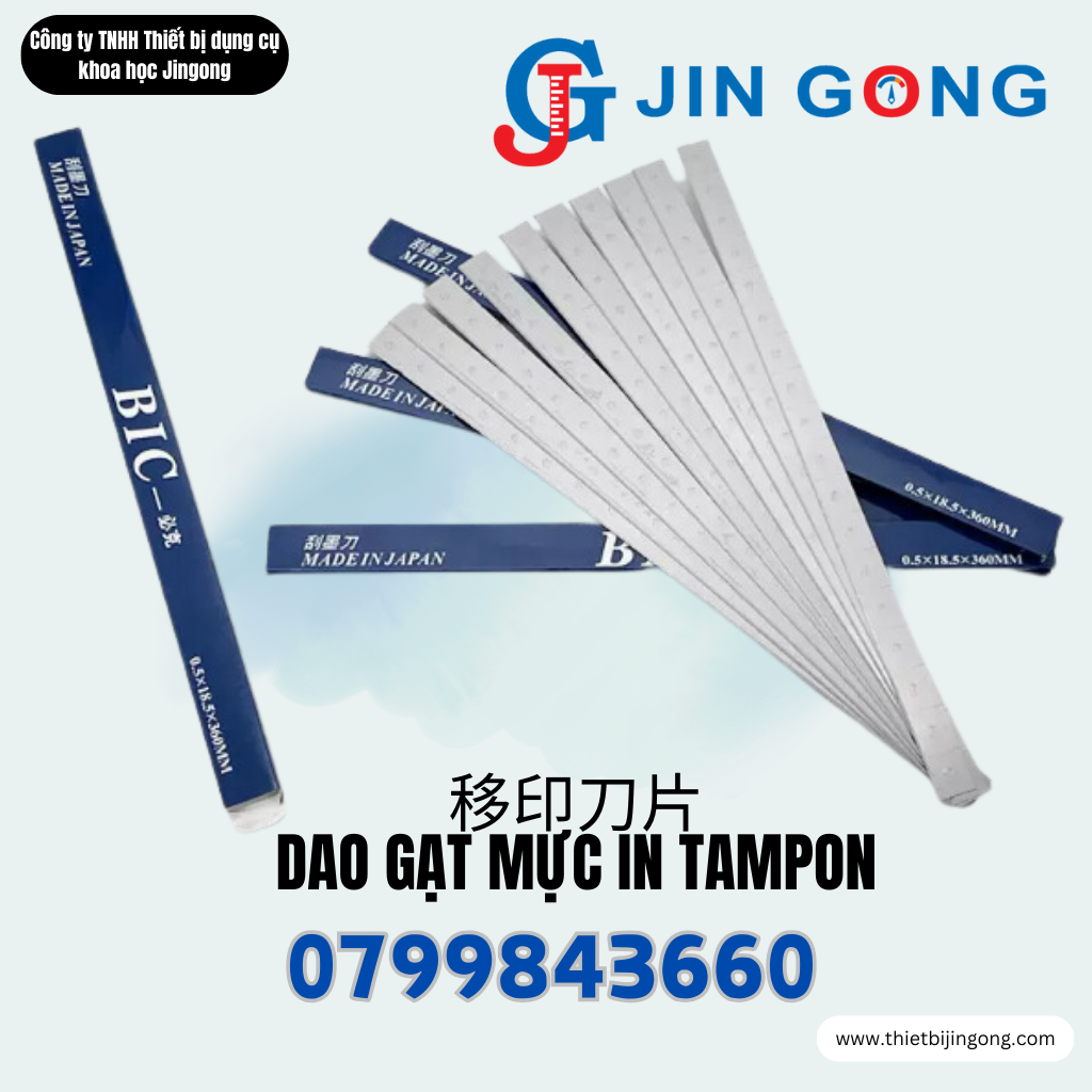 Dao gạt mực in Tampon 